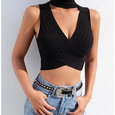 Camiseta Tirantes Escote Alto para Fiestas y Eventos - Image 9