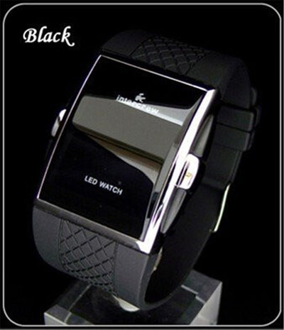 Reloj Deportivo Digital LED Pantalla Cuadrada Correa Silicona - Image 10