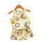 Conjunto Infantil de Algodón con Diseño de Malla - Estilo Coreano