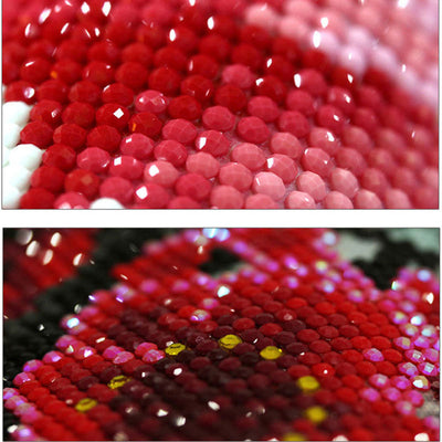Cuadro de Diamantes Paisaje con Copa de Vino - Bordado de Cristales - Image 9