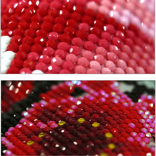 Cuadro de Diamantes Paisaje con Copa de Vino - Bordado de Cristales - Image 2