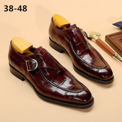 Zapatos Formales de Cuero para Hombre - Mocasines Clásicos Diseñador - Image 10