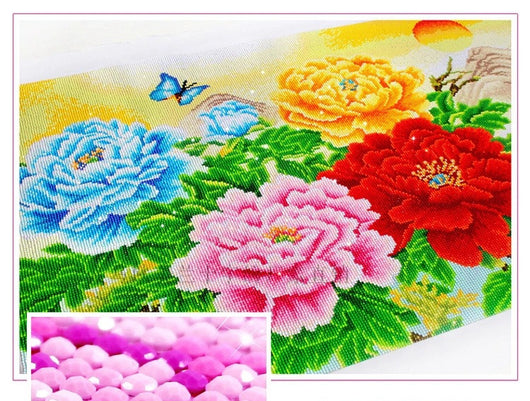 Pintura de Diamantes Castillo en el Cielo - Sticker Adhesivo - Image 3