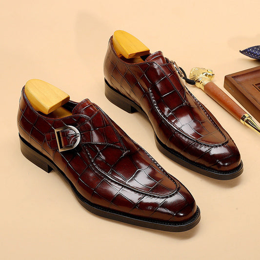 Zapatos Formales de Cuero para Hombre - Mocasines Clásicos Diseñador - Image 2