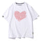 Playera de Algodón Puro Estampado Amor de Verano Manga Corta