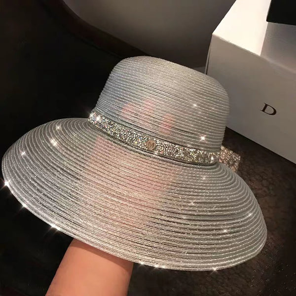 Sombrero de Playa Mujer con Protección UV UPF50 Plegable Viaje