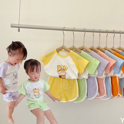 Conjunto de Dos Piezas para Bebé en Algodón 100% - Ropa de Verano de Manga Corta - Image 17
