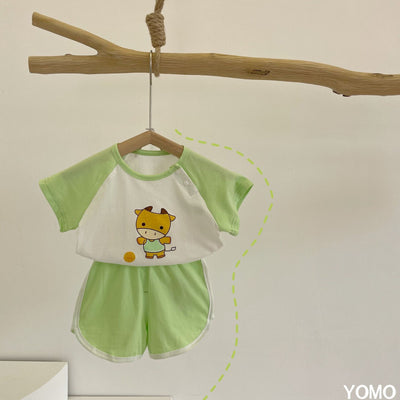 Conjunto de Dos Piezas para Bebé en Algodón 100% - Ropa de Verano de Manga Corta - Image 16