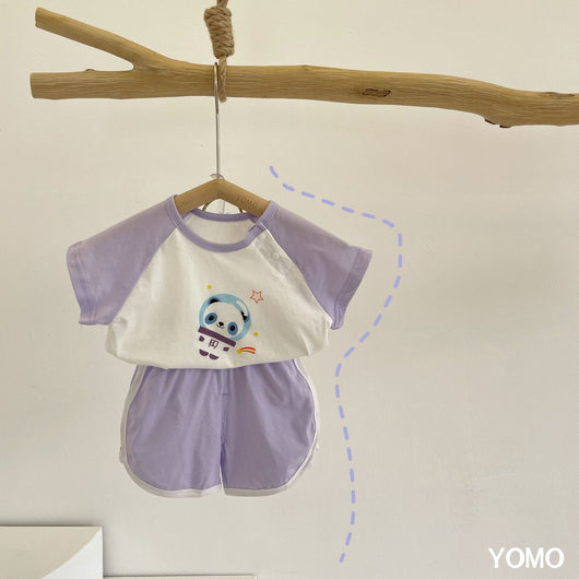 Conjunto de Dos Piezas para Bebé en Algodón 100% - Ropa de Verano de Manga Corta - Image 7