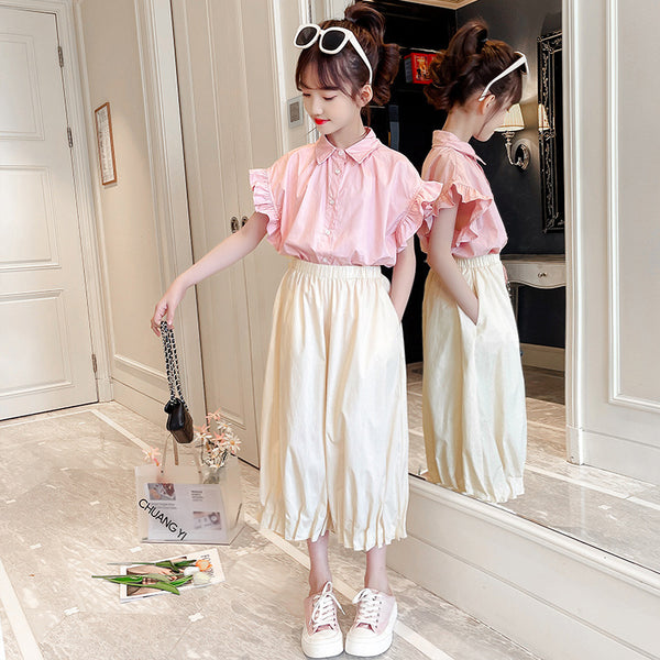 Camisetas Infantiles Estilo Occidental para Niñas - Colección de Verano