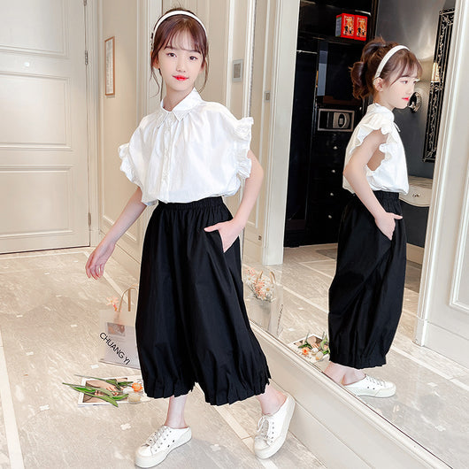 Camisetas Infantiles Estilo Occidental para Niñas - Colección de Verano