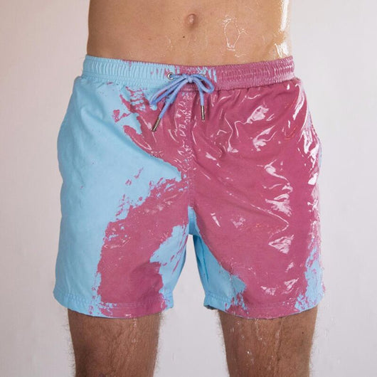 Shorts de Playa Termocromáticos con Cambio de Color al Agua - Image 5