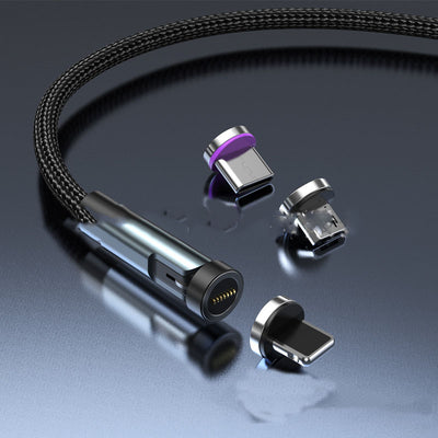 Cable Magnético de Carga Rápida 3A Giratorio Compatible con Apple - Image 17