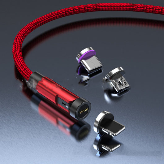 Cable Magnético de Carga Rápida 3A Giratorio Compatible con Apple - Image 15