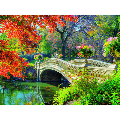 Kit Pintura de Diamantes Punto de Cruz Parque Hermoso - Arte Hecho a Mano