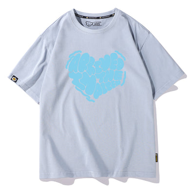 Playera de Algodón Puro Estampado Amor de Verano Manga Corta - Image 5