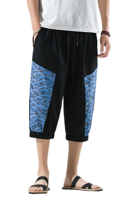 Pantalones Capri de Algodón y Lino Talla Grande - Image 8