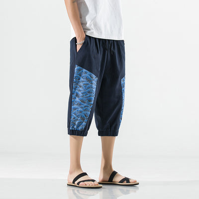 Pantalones Capri de Algodón y Lino Talla Grande - Image 12