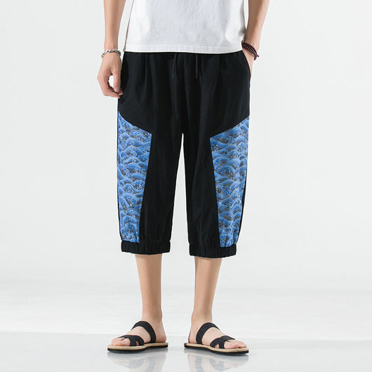 Pantalones Capri de Algodón y Lino Talla Grande - Image 10