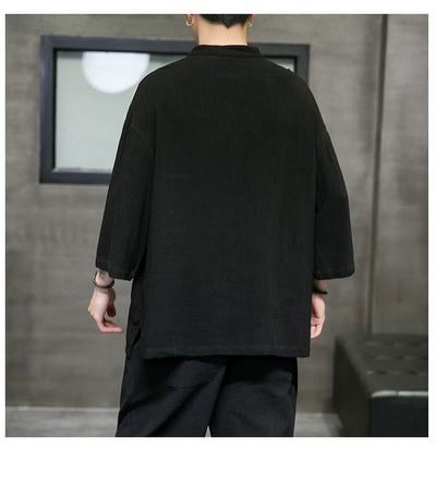 Camiseta Colorblock de Algodón y Lino - Image 12