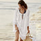 Blusa de Playa Escotada Protección Solar Sexy para Vacaciones