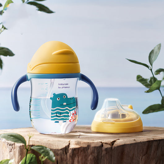 Vaso Infantil Antiasfixia con Pajita Pato y Asa - Material PPSU Seguro - Image 5