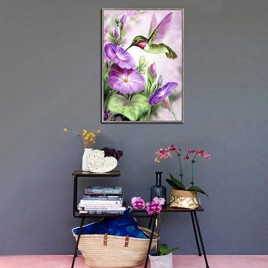 Pintura de Diamantes Flores y Pájaros - Bordado 5D Completo - Image 9