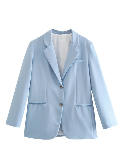 Blazer Recto Casual de Verano para Mujer - Comodidad y Estilo - Image 8