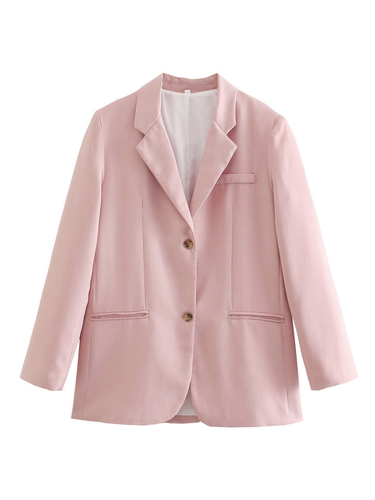 Blazer Recto Casual de Verano para Mujer - Comodidad y Estilo - Image 4