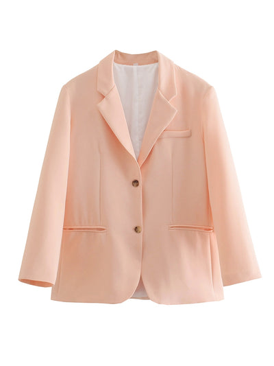 Blazer Recto Casual de Verano para Mujer - Comodidad y Estilo - Image 3