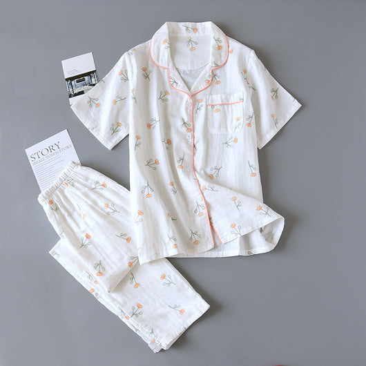 Pijama Mujer Doble Gasa de Algodón - Comfort Hogar - Image 9