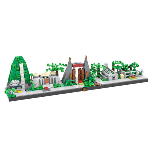 Set de Construcción Jurassic Park Compatible con Bloques Armables