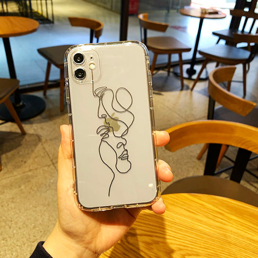 Funda Protectora Abstracta Compatible con iPhone y Dispositivos Internacionales - Image 10
