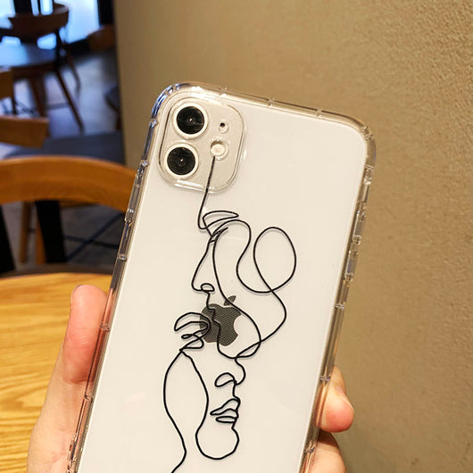Funda Protectora Abstracta Compatible con iPhone y Dispositivos Internacionales - Image 4