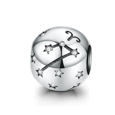Pulsera DIY con Cuentas de Plata Esterlina de los Doce Signos del Zodiaco - Image 14
