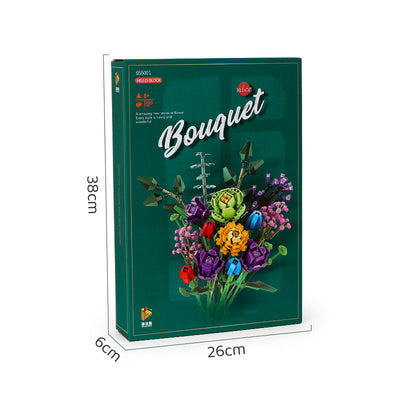 Puzzle de Construcción Ramo de Flores - Juego de Bloques para Armar - Image 10