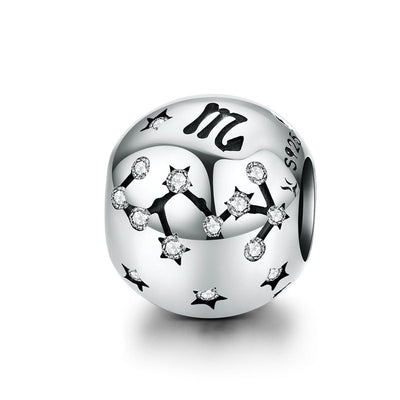 Pulsera DIY con Cuentas de Plata Esterlina de los Doce Signos del Zodiaco - Image 6