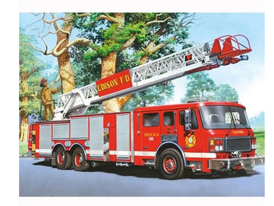 Cuadro de Diamantes Camión de Bomberos - Decoración Brillante para el Hogar - Image 6
