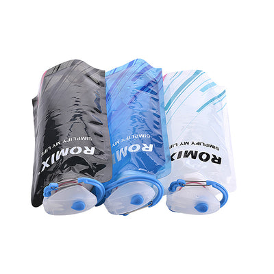 Botella de Agua Plegable Portátil con Mosquetón para Camping y Deportes - Image 15