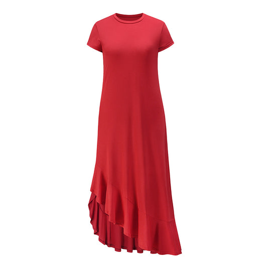 Vestido Tejido de Manga Corta para Tallas Grandes - Image 5