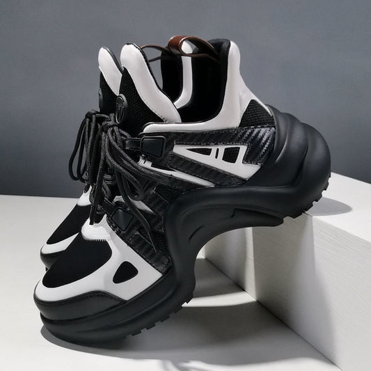 Zapatillas Deportivas Running Negro para Mujer - Estilo Papá