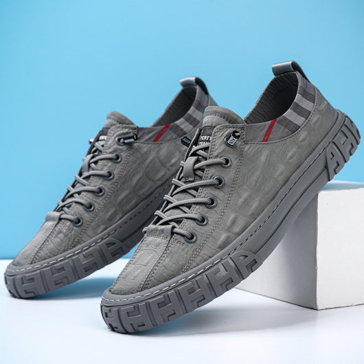 Zapatos Casuales Hombre Estilo Coreano con Patrón Paraguas - Image 9