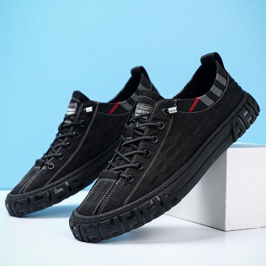 Zapatos Casuales Hombre Estilo Coreano con Patrón Paraguas - Image 6