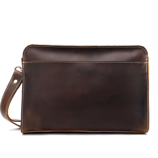 Bolso de Cuero Retro Crazy Horse Gran Capacidad - Estilo Vintage Auténtico - Image 12