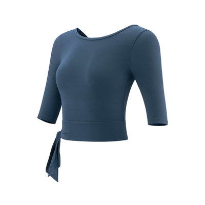 Conjunto Deportivo Mujer Manga Corta - Top Ajustado y Leggings para Yoga y Running - Image 9