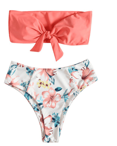 Bikini Deportivo con Corte Lateral y Estampado Moderno - Image 9