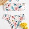 Bikini Deportivo con Corte Lateral y Estampado Moderno