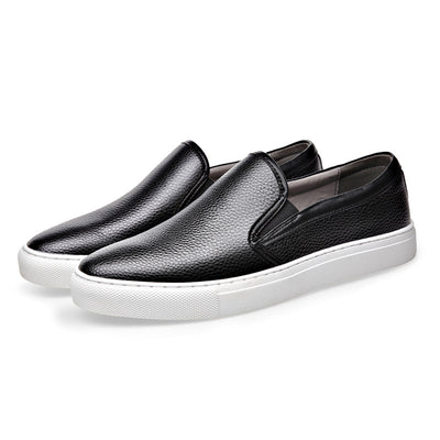 Mocasines de Cuero Blanco para Hombre - Cómodos y Transpirables - Image 3