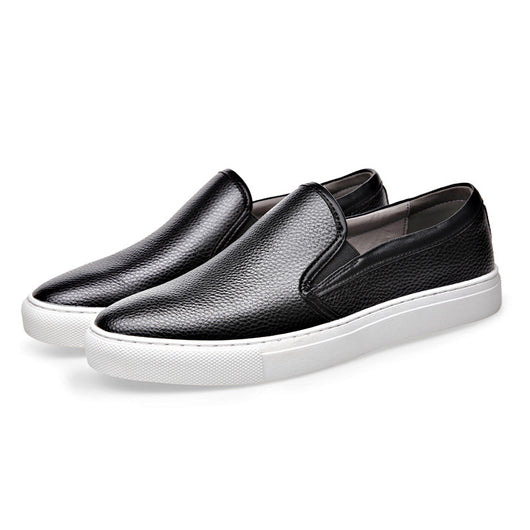 Mocasines de Cuero Blanco para Hombre - Cómodos y Transpirables - Image 3