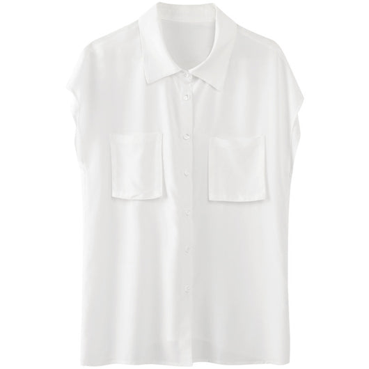 Blusa Suelta Elegante sin Mangas para Mujer - Image 6